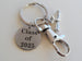 Class of 2025 Keychain with Graduate Scroll Charm & Clasp, Graduation Gift Keychain