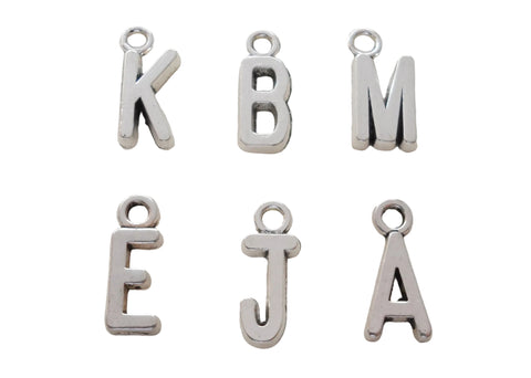 1 Add On Letter Charm to Personalized a Keychain, Select the Letter
