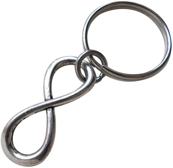 8 Year Anniversary Gift | Bronze Open Compass Keychain by JE | JE