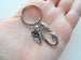 Fishing Keychain with Fish Hook, Boat & Fish Charm - Thanks for Teaching Me the Lessons of Life