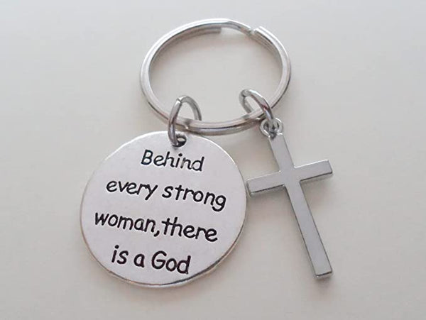 JewelryEveryday Strong Women - Inspirational Keychain