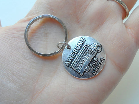 Bus Driver Appreciation Gift • Awesome Bus Driver Keychain | Jewelry Everyday