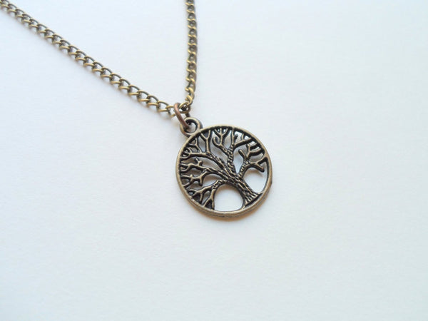 Bronze Tree of Life Pendant Necklace
