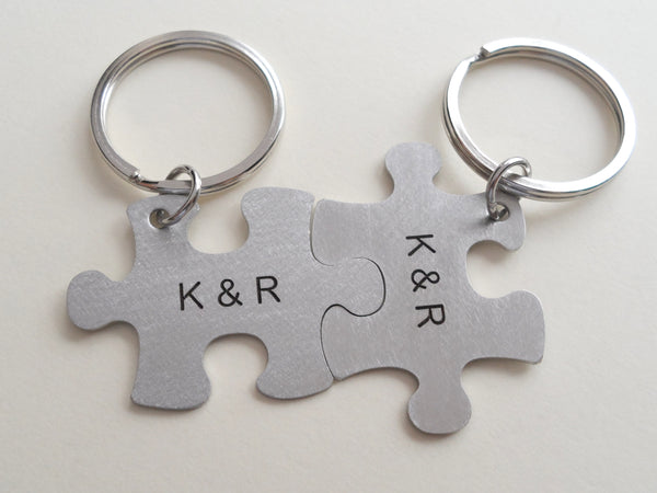 1Pair Animal Keychain Matching Keyring Couple Ornament Stainless Steel Key Chain | Australia