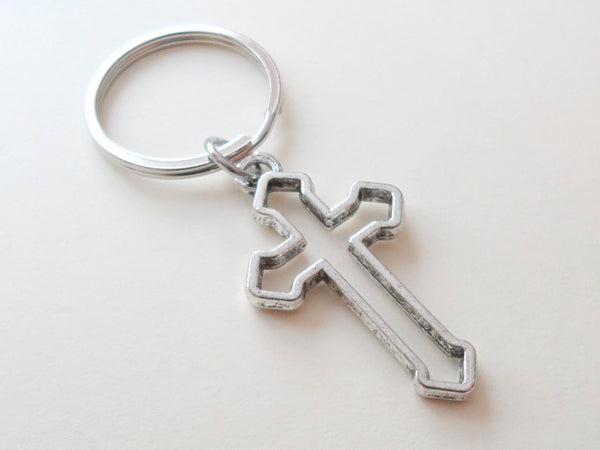 Cross Keychain, Gothic Style Cross Religious Keychain – JewelryEveryday