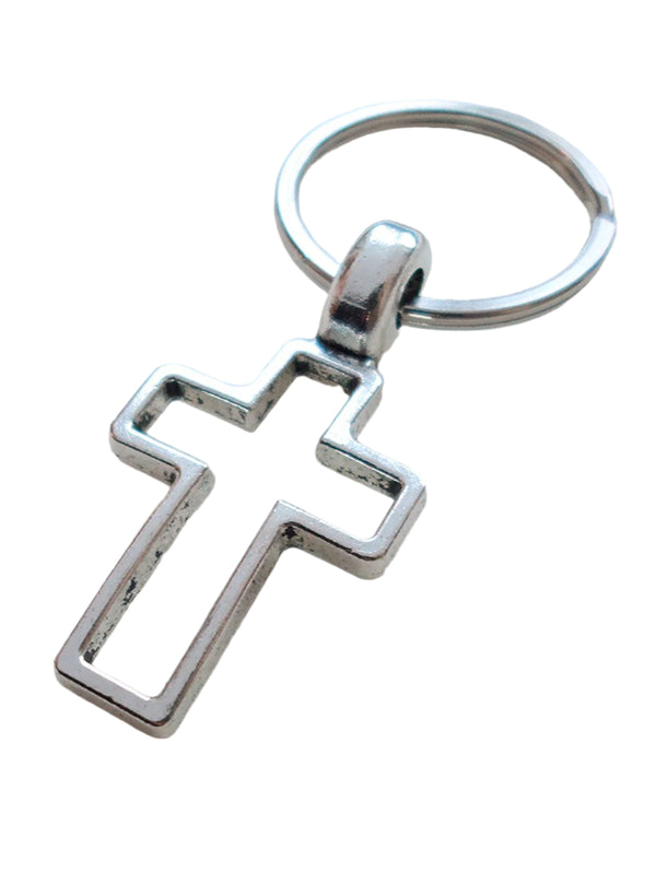 Small Cross Keychain, Religious Keychain