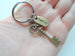 Swirl Design Bronze Key Keychain Employee Appreciation Gift, Volunteer Gift - You Are a Key Part of Our Team
