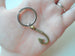 Bronze Fish Hook Keychain - I'm Hooked On You; Couples Keychain