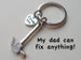 Hammer Keychain My Dad