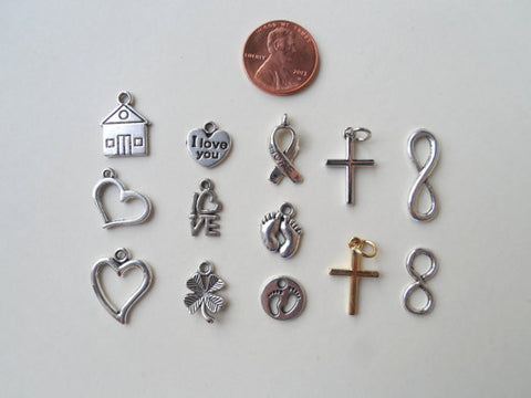 1 Add On Charms to Personalized a Necklace or a Keychain, Select a Charm