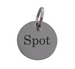 Custom Engraved Pet Name Identification Tag with Split Ring