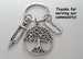 Syringe & Tree Charm Keychain, Nurse Gift, Hospital Staff Appreciation Gift, Medical Team Gift, Thank You Gift by Jewelry Everyday