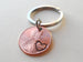 2000 Penny Keychains with Engraved Heart Around Year by Jewelry Everyday
