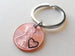 2003 Penny Keychain with Engraved Heart Around Year by Jewelry Everyday