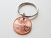2007 Penny Keychain with Heart Around Year by Jewelry Everyday