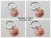 2009 Penny Keychain with "I Love You" Heart Charm by Jewelry Everyday