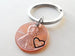 2011 Penny Keychain with Heart Around Year by Jewelry Everyday