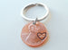 2012 Penny Keychain with Engraved Heart Around Year by Jewelry Everyday