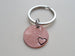 7 Year Anniversary Gift - 2018 Penny Keychain with Heart Around Year by Jewelry Everyday