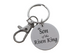 Son of the Risen King Disc with Swivel Clasp Keychain, Religious Keychain Gift, Christian Keychain