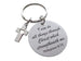 Custom Engraved Bible Verse Disc Keychain with Charm Option, Personalized Religious Keychain by Jewelry Everyday