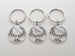 3 Generations Keychains, Grandma Tree Keychain, Mom Tree Keychain, Daughter Tree Keychain by Jewelry Everyday