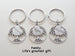 3 Generations Keychains, Grandma Tree Keychain, Mom Tree Keychain, Daughter Tree Keychain by Jewelry Everyday