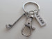 Golf Keychain with Golf Club Charm, I Can Charm, Swivel Clasp & Personalized Charms, Golfer or Coach Keychain by Jewelry Everyday