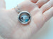 Custom Graduate Circle Crystal Edge Floating Charm Locket Necklace, Stainless Steel Locket, Class of 2025