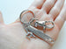 Gymnastics Keychain with Gymnast Charm, Enjoy the Journey Charm, and Swivel Clasp; Gymnast or Coach Keychain