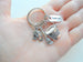 Housekeeping Appreciation Gift Keychain; Bucket, Broom, Work Gloves, Thank You Charm Keychain by Jewelry Everyday