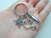 Physician Assistant Appreciation Gift Keychain, Stethoscope, Syringe, PA Charm, Employee Gift, Thank You Gift by Jewelry Everyday