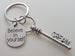 Believe in Yourself Charm Keychain with Dream Key Charm, Encouragement Keychain by Jewelry Everyday