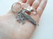 Accountant Student Charm Keychain with Money Tree Charm, Enjoy the Journey Charm & Swivel Clasp; Accountant, Bookkeeper or Entrepreneur Keychain