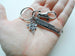 Doctor of Veterinary Medicine Keychain, Veterinarian Student Pet & Animal Care Medical Professional Keychain; DVM, Enjoy the Journey Charm, & Swivel Clasp Keychain