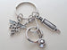 Physician Assistant Appreciation Gift Keychain, Stethoscope, Syringe, PA Charm, Employee Gift, Thank You Gift by Jewelry Everyday