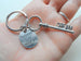 Believe in Yourself Charm Keychain with Dream Key Charm, Encouragement Keychain by Jewelry Everyday