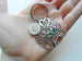 Custom Family Tree Keychain with Birthstone Charms & Family Saying Disc Charm, Gift for Mom or Grandma