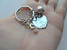 Custom Graduation Class of 2025 Disc Keychain with Volleyball Charm, Personalized Graduate Keychain, Gift for Graduate
