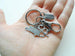 School Bus Driver Appreciation Keychain with School Bus Charm, Clover Charm, Thank You Charm & Swivel Clasp
