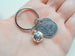 Volleyball Keychain with Volleyball Charm and Believe in Yourself Charm, Volleyball Player or Coach Keychain by Jewelry Everyday
