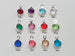 Custom Graduation Class of 2025 Disc Keychain with Volleyball Charm, Personalized Graduate Keychain, Gift for Graduate