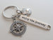 Enjoy the Journey Compass & Globe Charm Keychain - Graduation Keychain, Encouragement Keychain by Jewelry Everyday