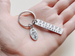 Believe in Yourself Triathlon Keychain, Swim, Bike, Run Charm Keychain, Fitness Encouragement Keychain