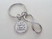 A Family's Love is Forever Saying Disc & Infinity Charm Keychain, Family Reunion or Family Gift by Jewelry Everyday