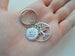 A Family's Love is Forever Saying Disc & Tree Keychain, Family Reunion or Family Gift by Jewelry Everyday