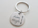 Aim High Engraved Charm Keychain, Encouragement Keychain, New Graduate Gift for Graduation by Jewelry Everyday