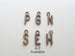 1 Add On Letter Charm to Personalized a Keychain, Select the Letter