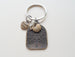 Teacher Appreciation Gift - "Thank You" Tag, Bronze Tree, & Apple Keychain with "Thanks for helping our students grow!" Card by Jewelry Everyday
