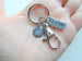Swimming Keychain with I Can Charm and Swivel Clasp, Swimmer or Coach Keychain by Jewelry Everyday